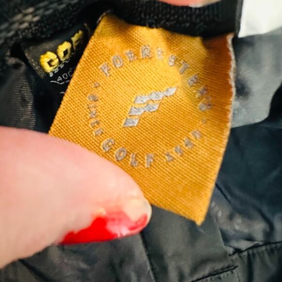 Forrester’s Outerwear Gore-Tex Windbreaker Golf Pants Mens Medium Black Outdoor - Picture 8 of 11